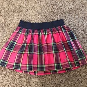 Hollister plaid skater skirt